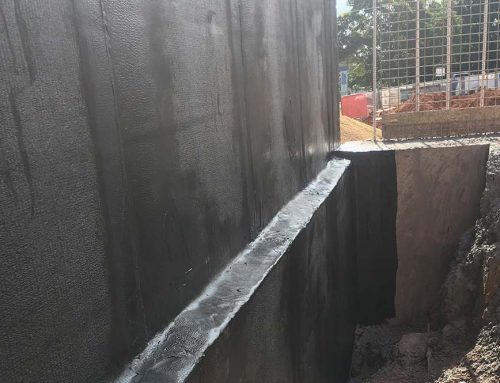 Waterproofing Retaining Wall